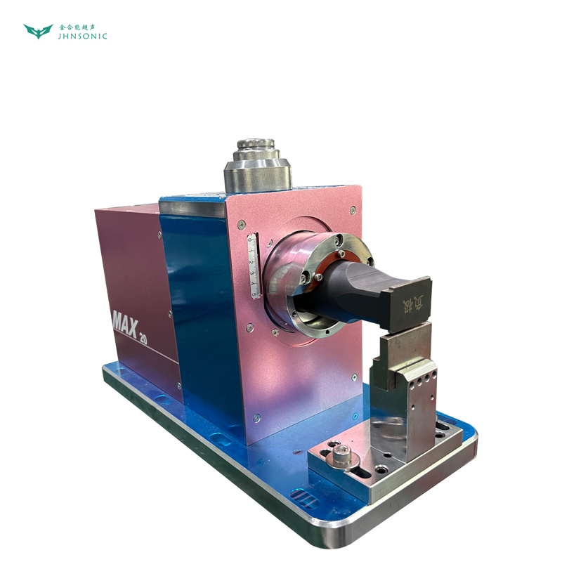 2050 Pink rack with built-in cylinder, blue front chassis 0.2mm nickel +80 layers of copper foil ultrasonic metal welding machine